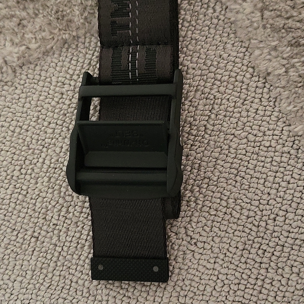 Off-White Brand Classic Industrial Belt Black/Black